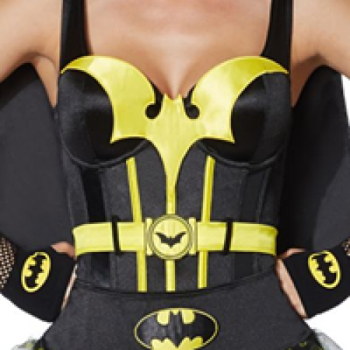 Corset Batgirl com Logo Grande